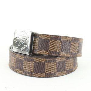 Louis Vuitton Damier Ebene Belt Size 90/36- M9807